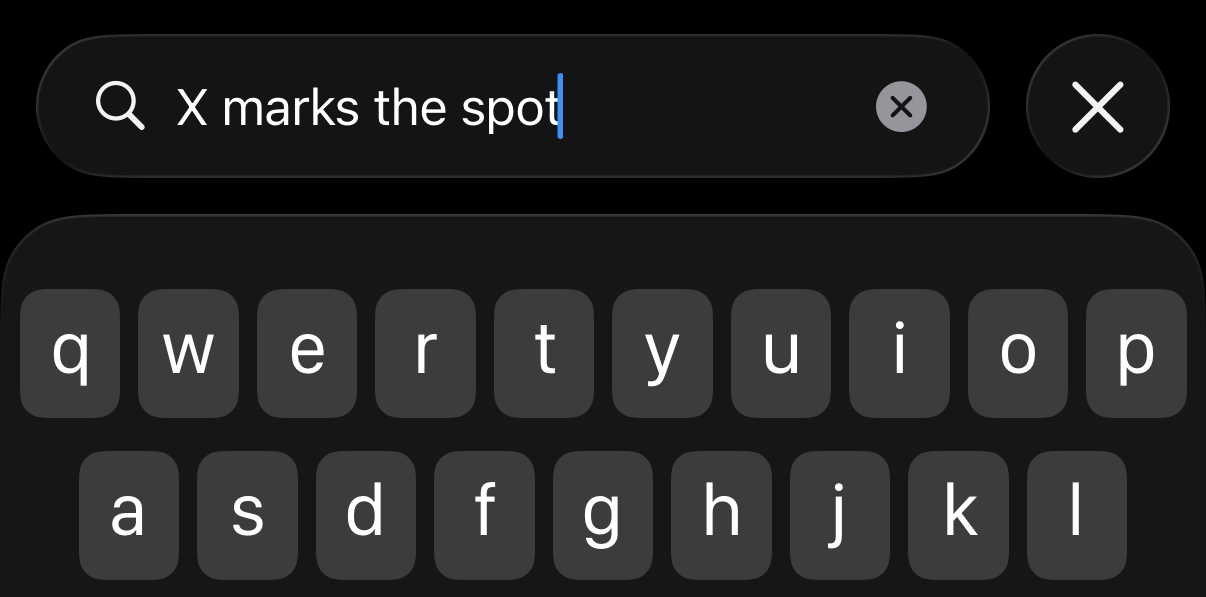Button with X on them from iOS 26